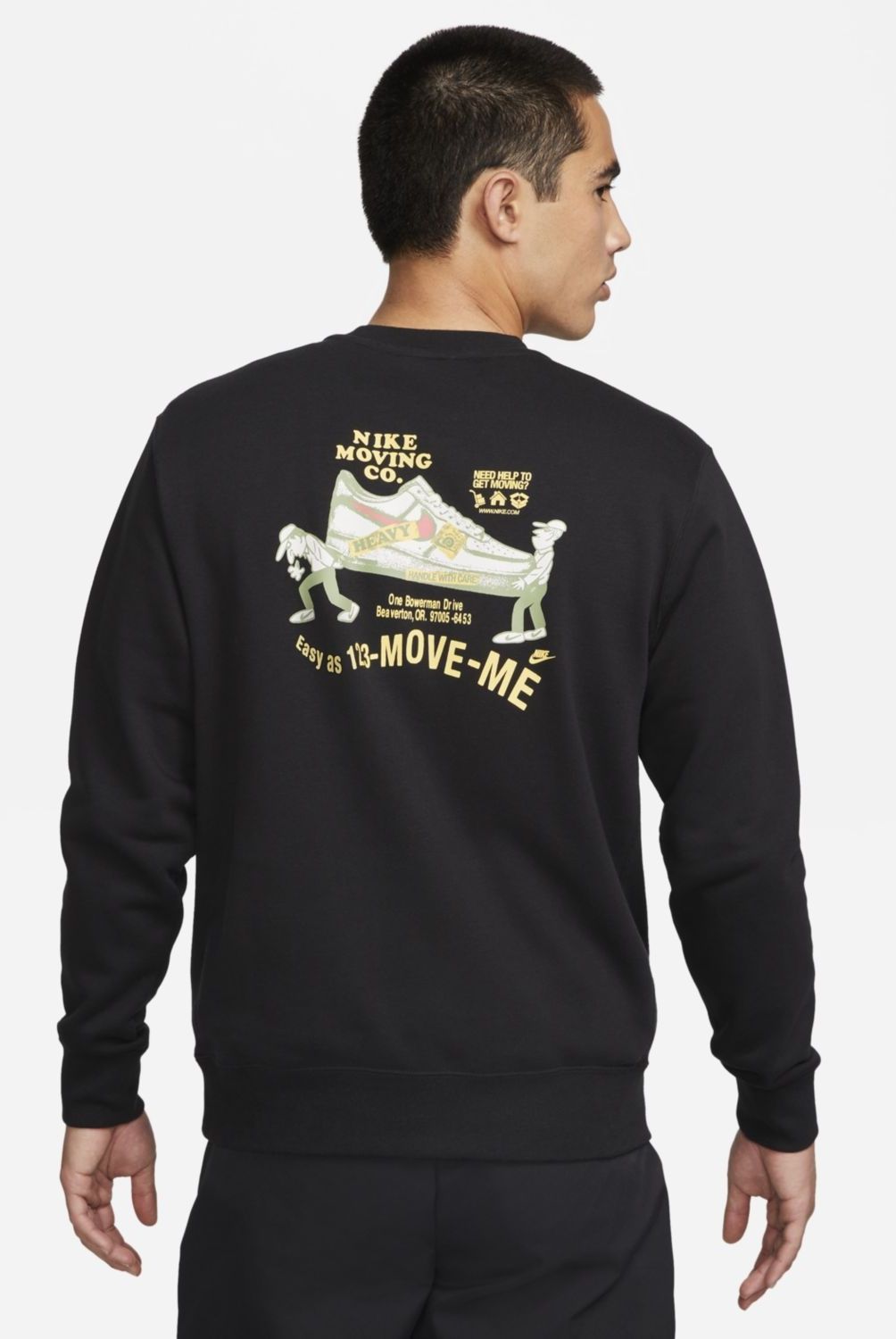 NIKE - Nike Polera Manga Larga Algodón Hombre