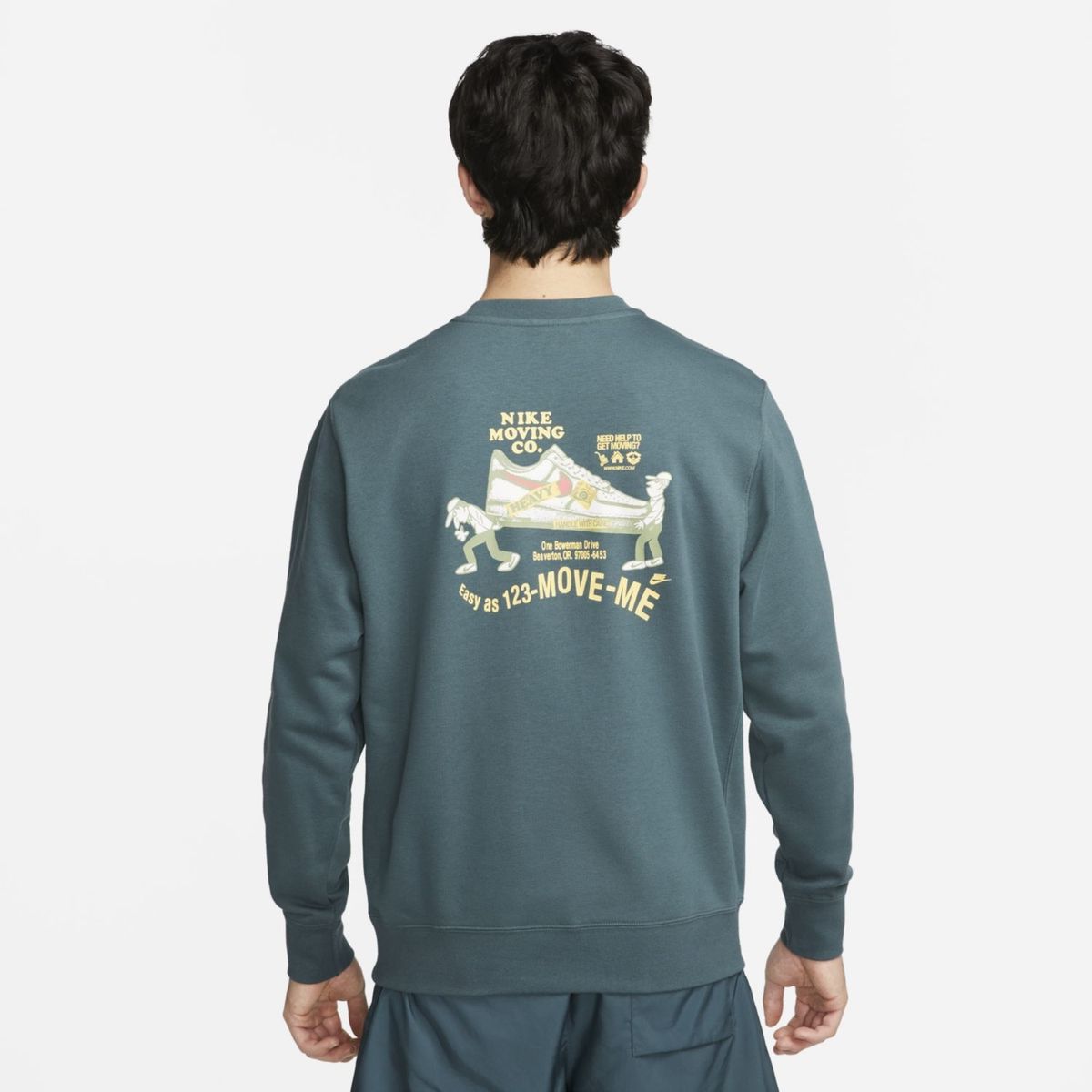 NIKE - Nike Polera Manga Larga Algodón Hombre