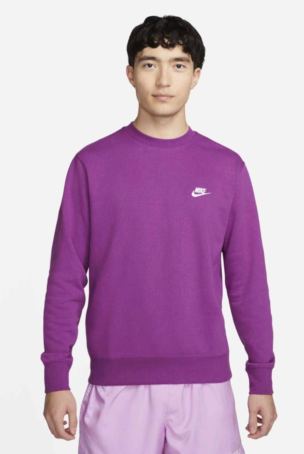 NIKE - Nike Polera Manga Larga Algodón Hombre