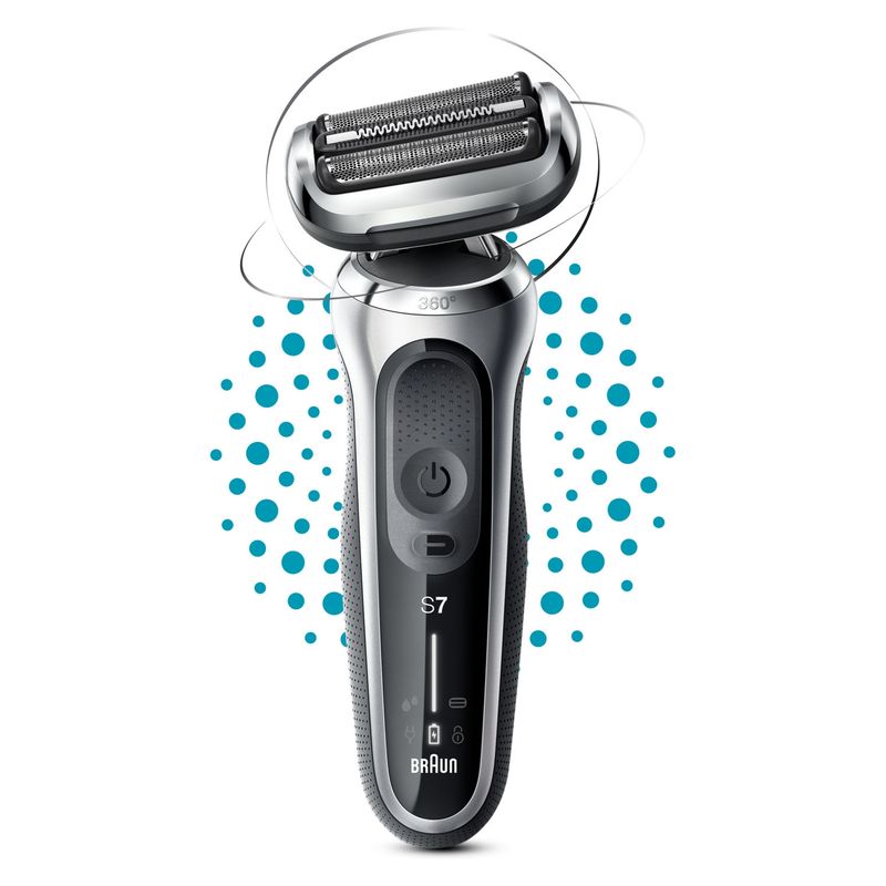 BRAUN - Afeitadora Eléctrica Serie 7 BRAUN 71-S1000S Silver