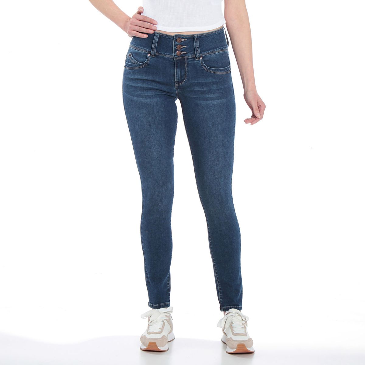 WADOS - Jeans Skinny Tiro Alto Mujer Wados