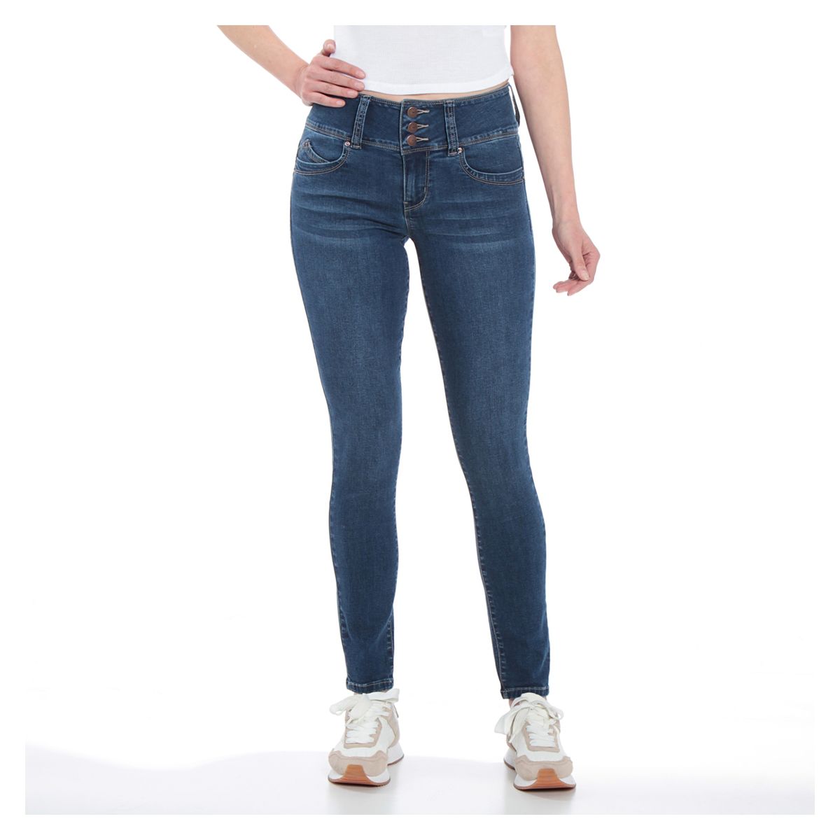WADOS - Jeans Skinny Tiro Alto Mujer Wados