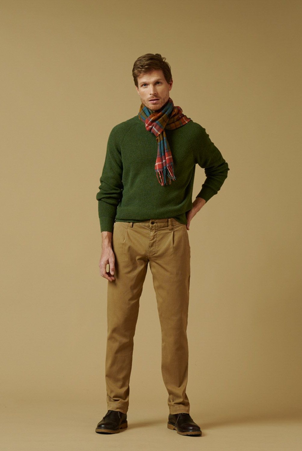 SAVILLE ROW - Pantalón Straight Fit Algodón Hombre Saville Row