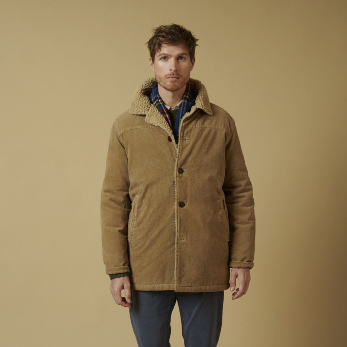 SAVILLE ROW - Saville Chaqueta Abrigo Algodón Hombre