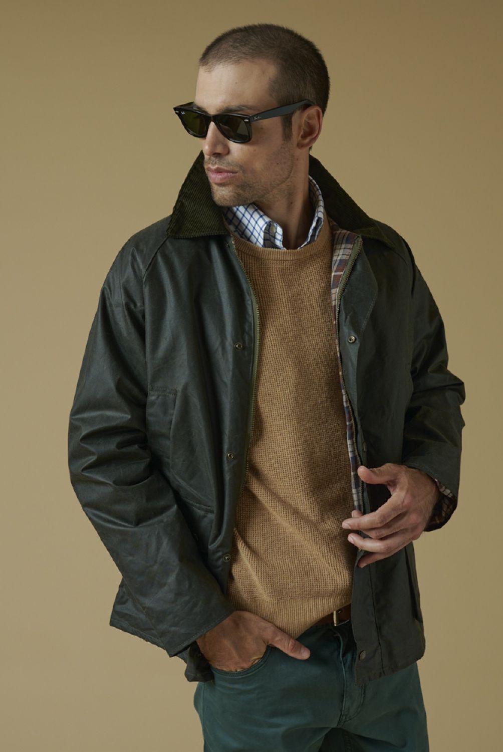 SAVILLE ROW - Saville Row Chaqueta Abrigo Algodón Hombre