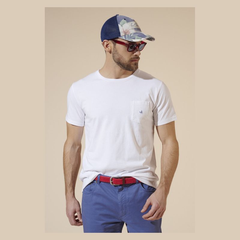 SAVILLE ROW - Polera Manga Corta Algodón Hombre Saville Row