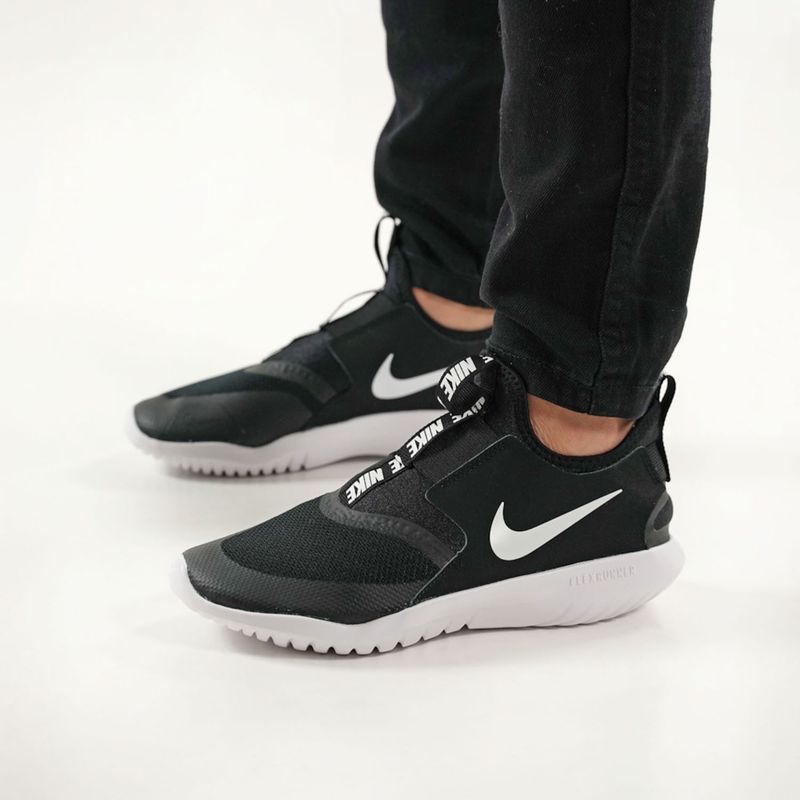 NIKE - Flex Runner Zapatilla Urbana Niño Negro (34.5 a 38.5) Nike