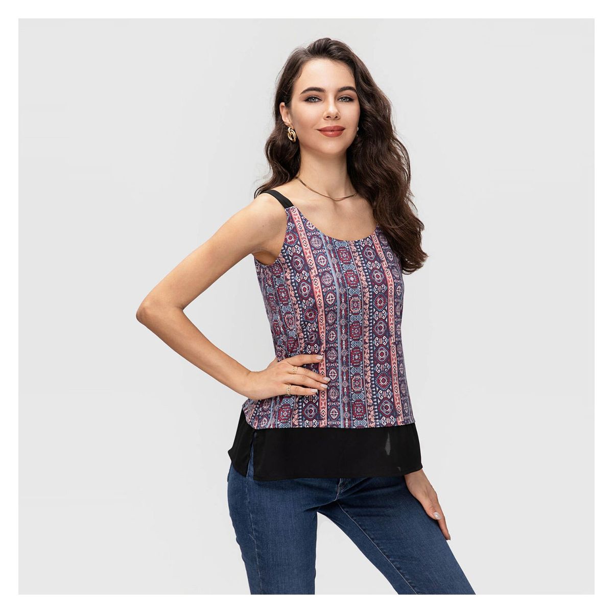 FASHIONS - Peto Full Print Azul