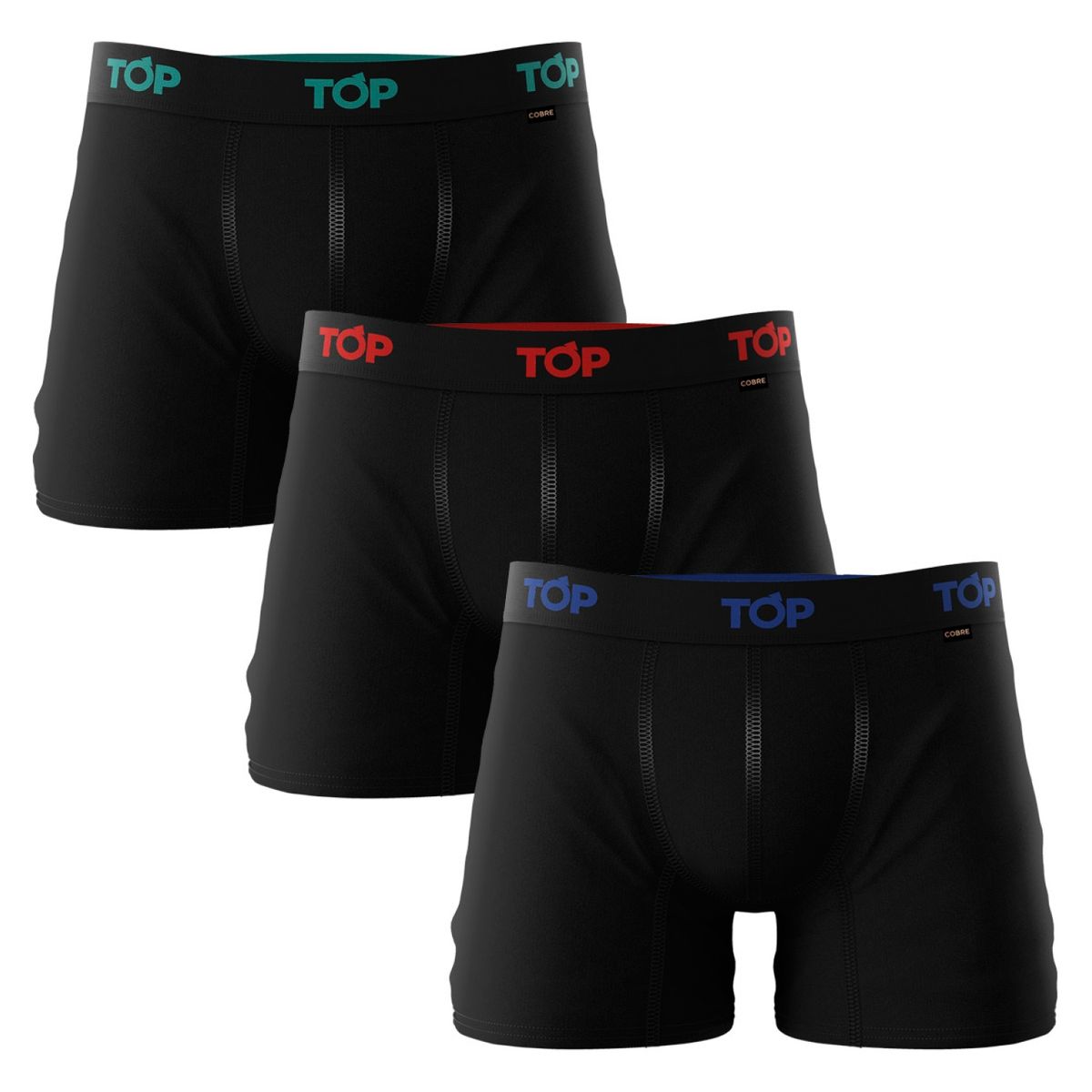 TOP - Pack De 3 Boxer Algodón Hombre Top