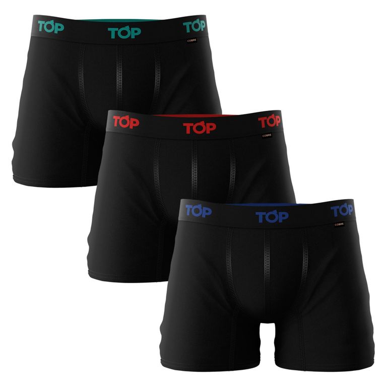 Pack De 3 Boxer Algodón Hombre