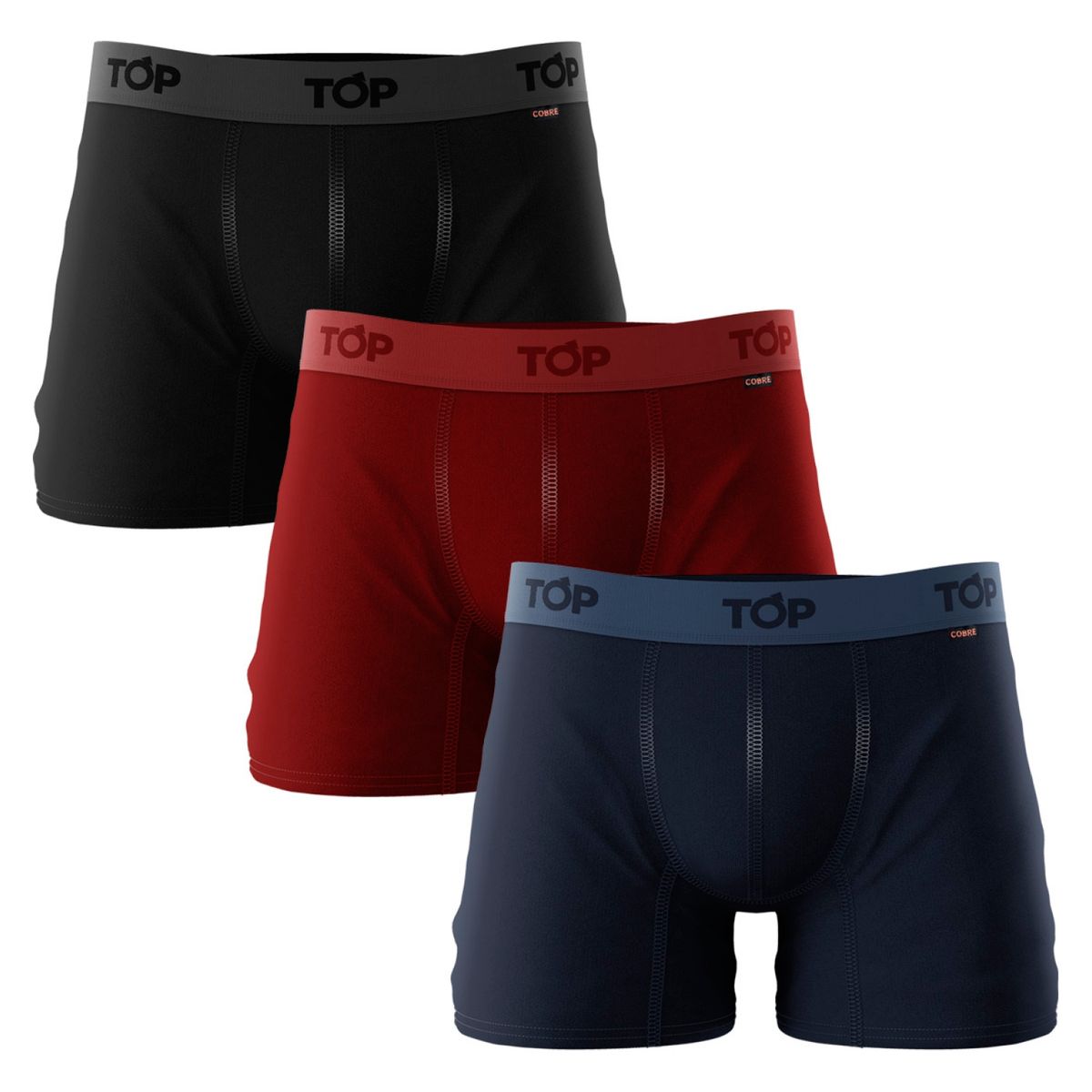 TOP - Pack De 3 Boxer Algodón Hombre Top