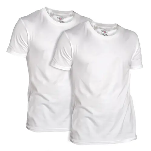 TOP - Pack De 2 Camisetas Algodón Hombre