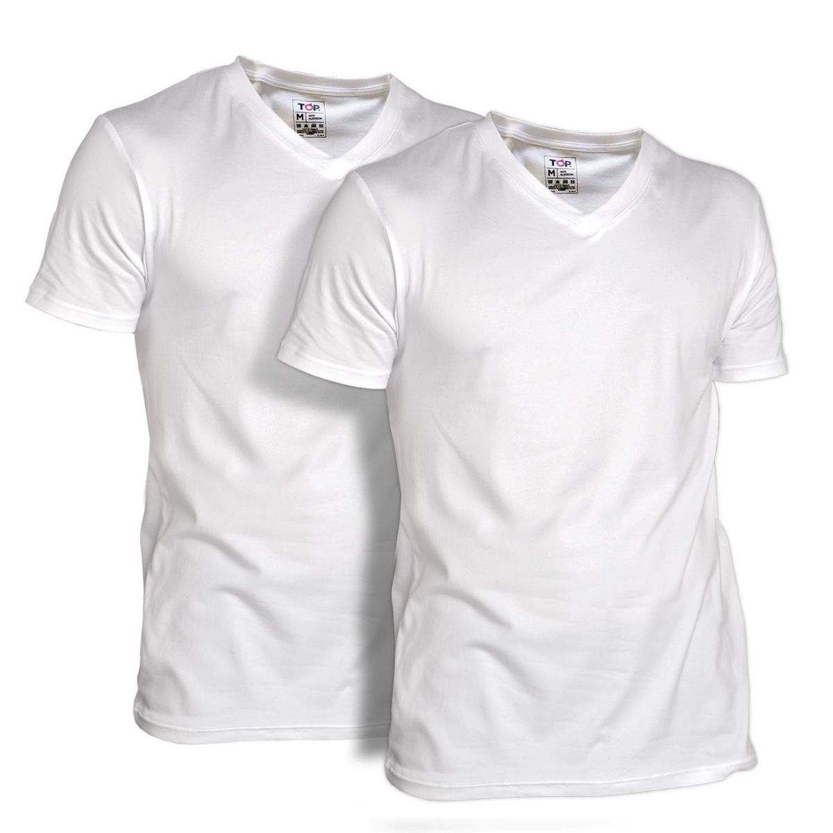 TOP - Pack De 2 Camisetas Algodón Hombre Top