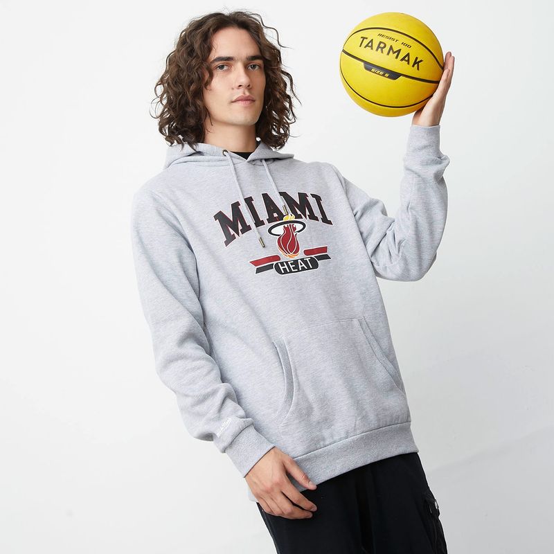 MITCHELL & NESS - Polerón Hoodie Algodón Hombre Mitchell & Ness