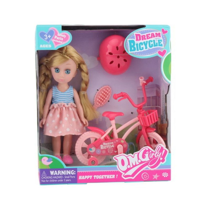 HOMEWELL - Muñeca Kelly con Accesorios 7x4x15.5cm
