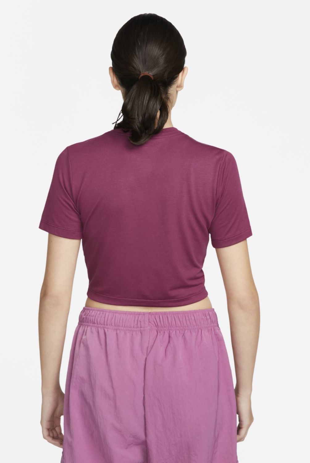 NIKE - Polera Crop Manga Corta Mujer Nike