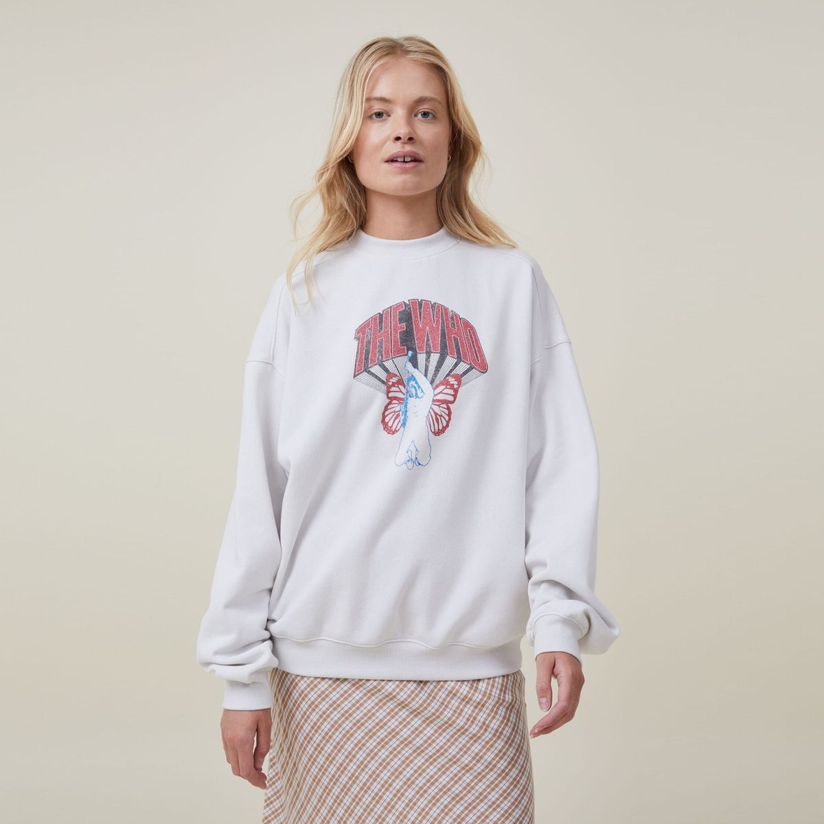 COTTON ON - Polerón Licencia Algodón Mujer Cotton On