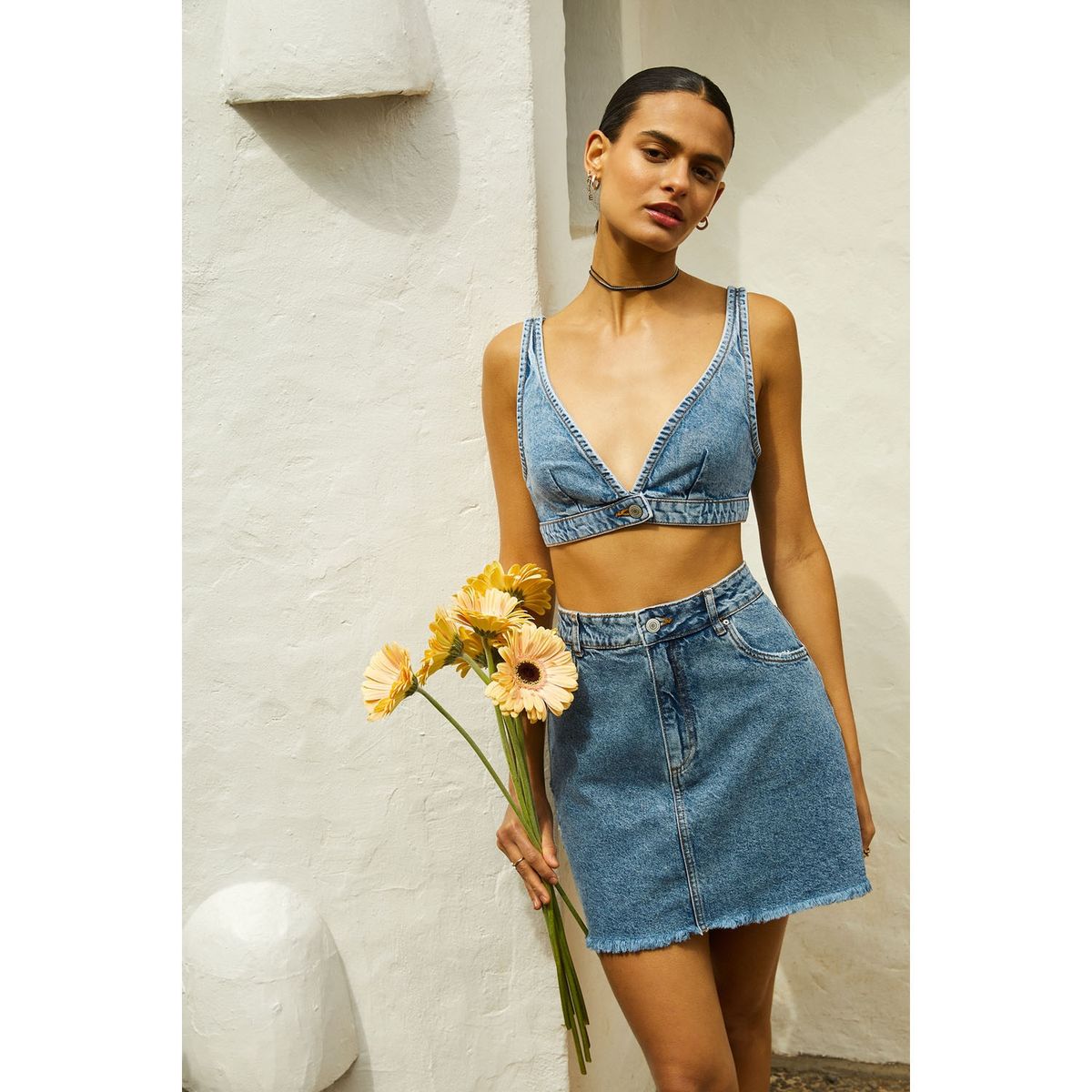 COTTON ON - Falda Mini Denim Mujer Cotton On