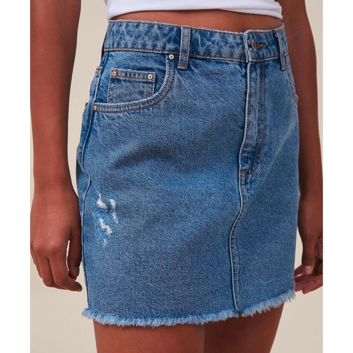 COTTON ON - Falda Mini Denim Mujer Cotton On