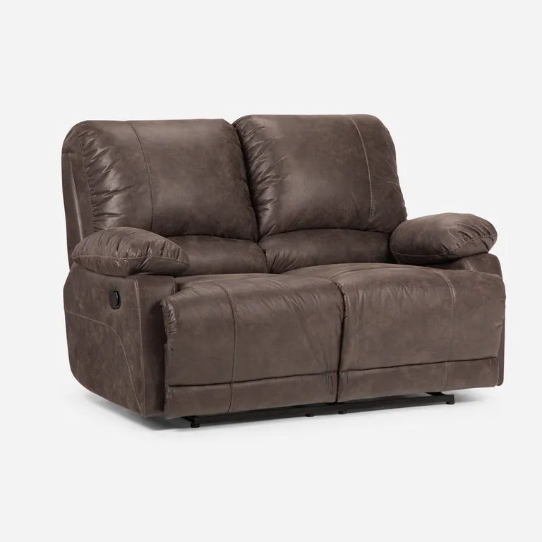 ROSEN Sofá Reclinable 2 Cuerpos Manual Bucarest Tela