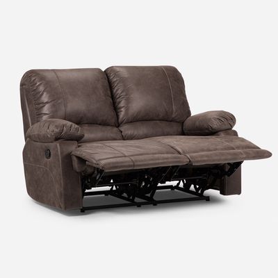 Imagen 2 del producto Sofá Reclinable Bucarest Pu 2 Cuerpos Gris