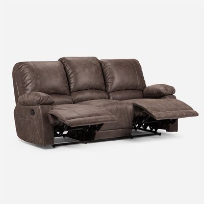 Imagen 2 del producto Sofá Reclinable Bucarest Pu 3 Cuerpos Gris