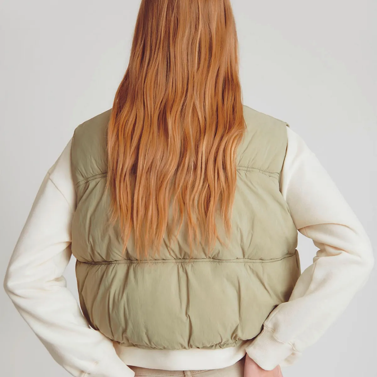 BROWNIE - Chaqueta Acolchada Cropped Mujer Brownie