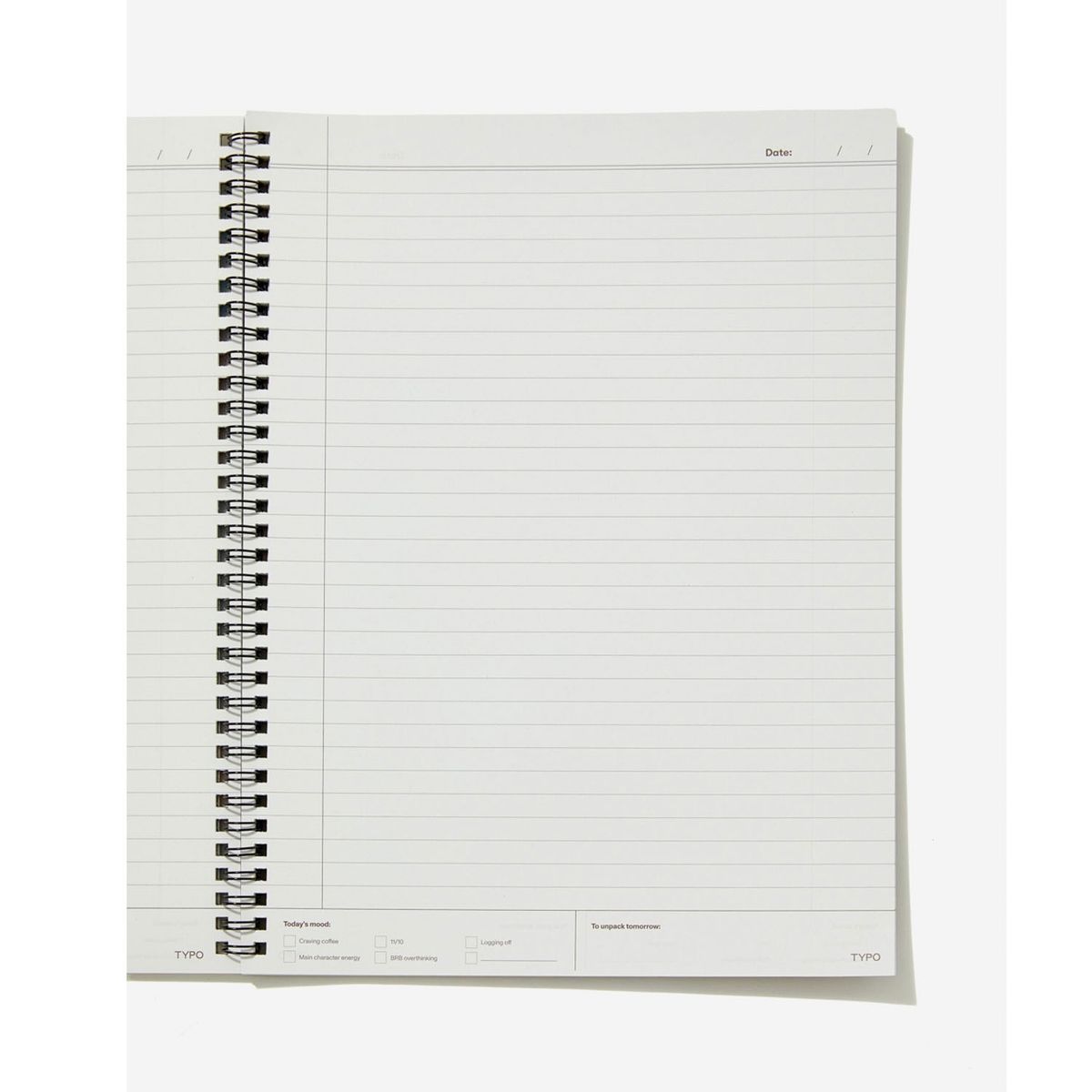 TYPO - Libreta A4 Typo