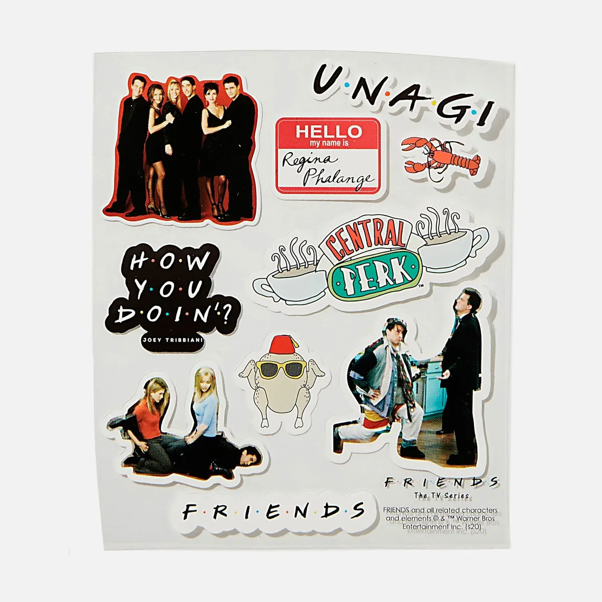 TYPO - Set Stickers Licencia Friends Typo