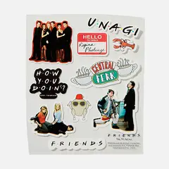 TYPO - Set Stickers Licencia Friends