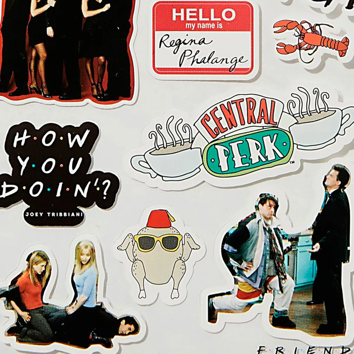 TYPO - Set Stickers Licencia Friends Typo