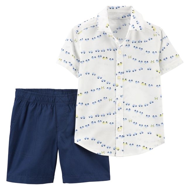 CARTER'S - Conjunto 2 Piezas Camisa y Short Bebé Niño Carter's