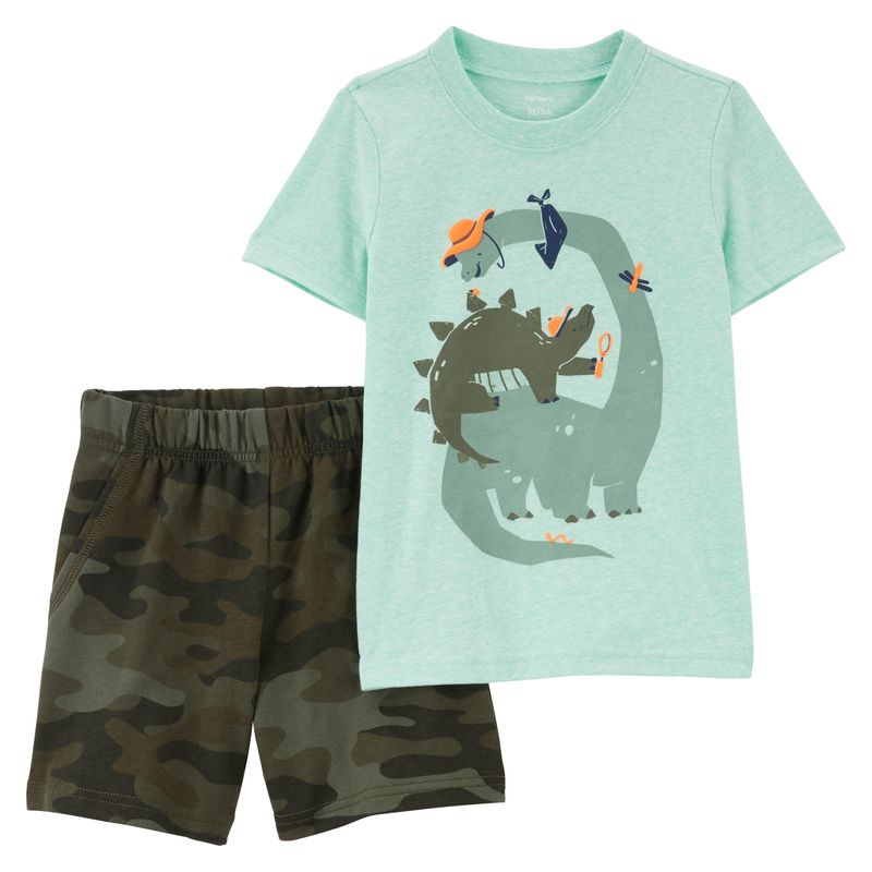 CARTER'S - Conjunto 2 Piezas Polera y Short Bebé Niño Carter's
