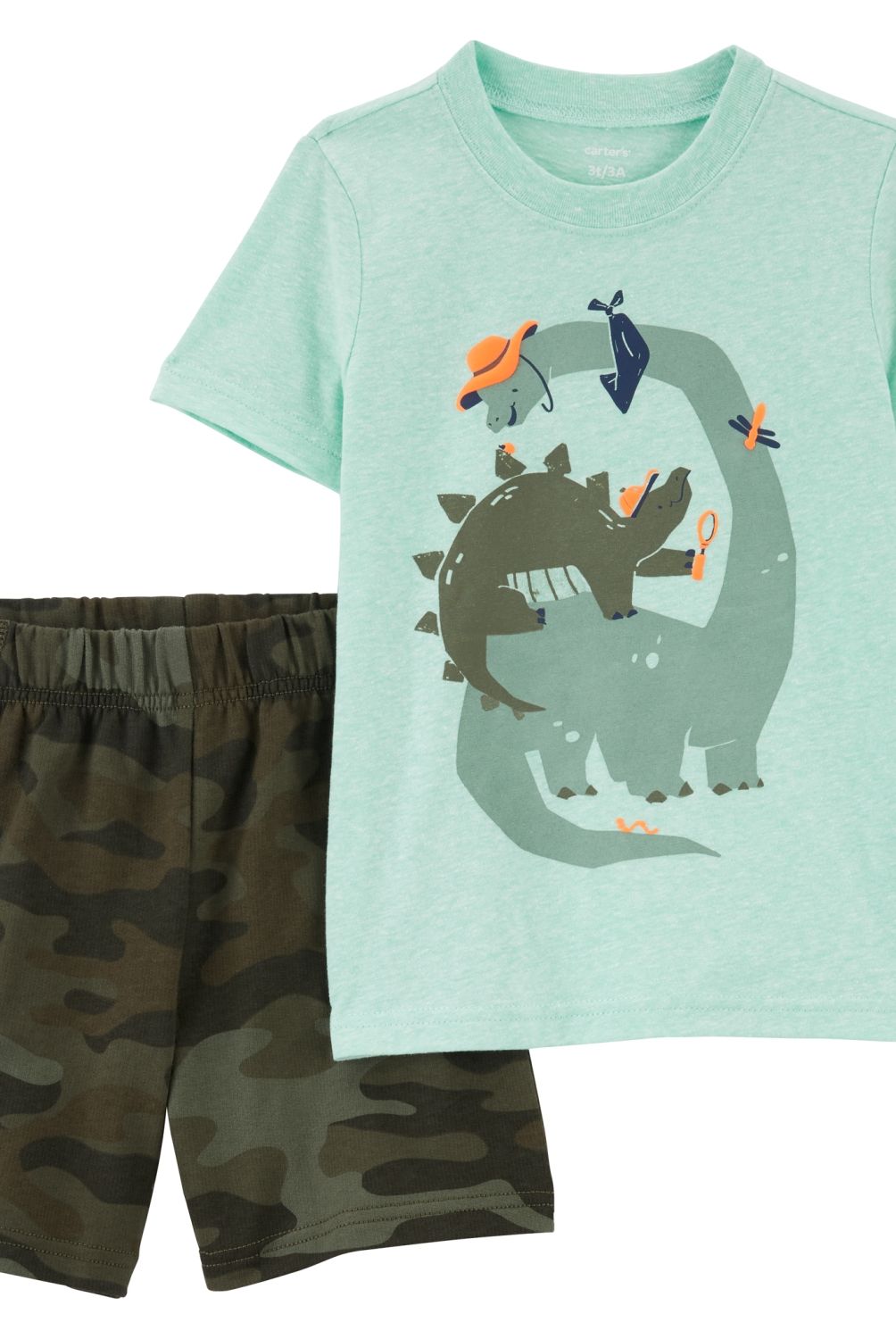 CARTER'S - Conjunto 2 Piezas Polera y Short Bebé Niño Carter's