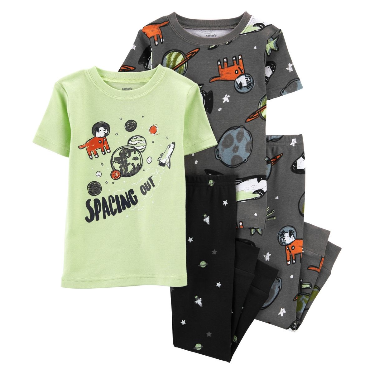 CARTER'S - Conjunto 4 Piezas Pijama Algodon  Bebé Niño Carter´s