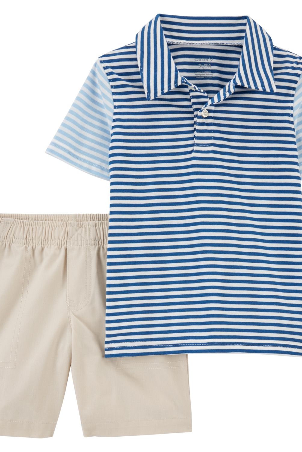 CARTER'S - Conjunto 2 Piezas Polera y Short Bebé Niño Carter's