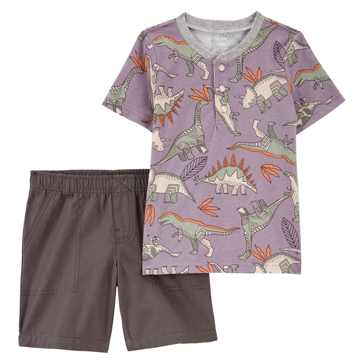 CARTER'S - Conjunto 2 Piezas Polera y Short Bebé Niño Carter's