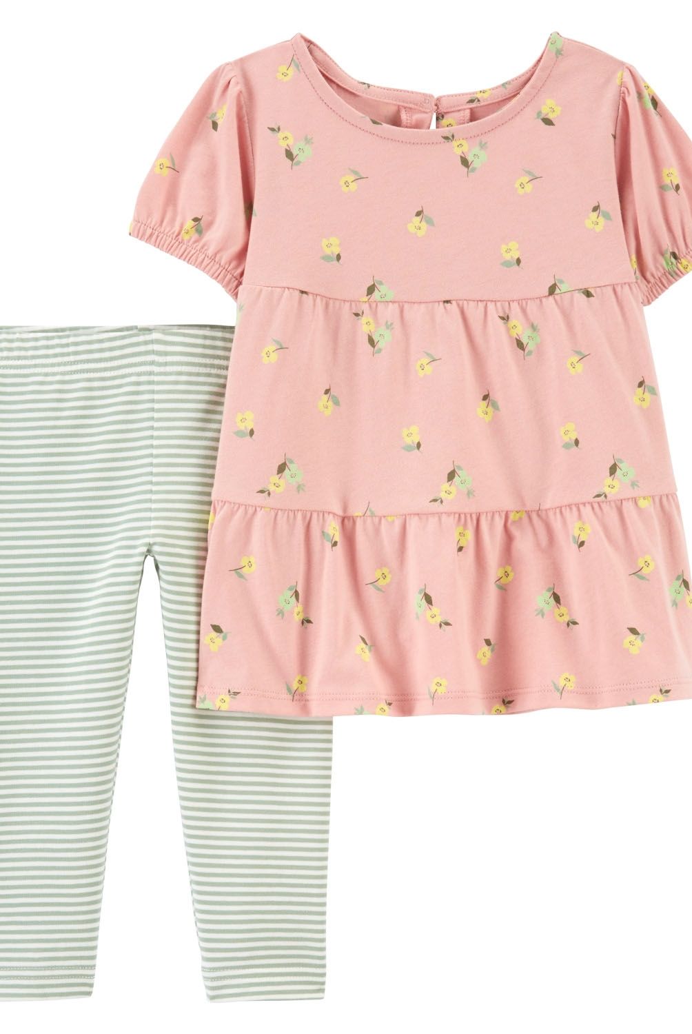 CARTER'S - Conjunto 2 Piezas Polera y Calza Bebé Niña Carter's
