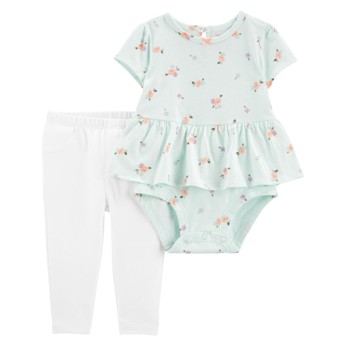 CARTER'S - Conjunto 2 piezas Body y Calza Bebé Niña Carter's