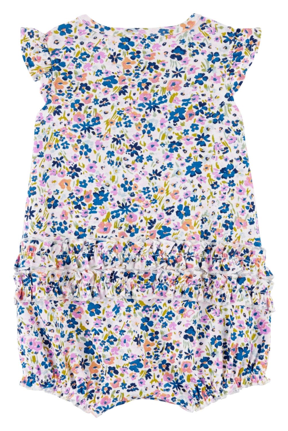 CARTER'S - Enterito Algodón Flores Bebe Niña Carter's