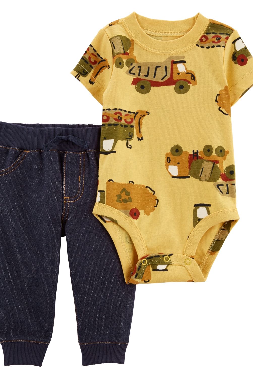 CARTER'S - Conjunto 2 Piezas Body y Pantalón de Buzo Bebé Niño Carter's