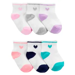 CARTER'S - Calcetines Pack 6 Pares Niña