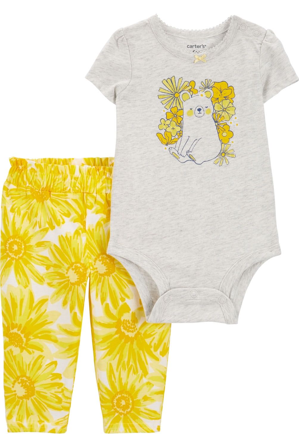 CARTER'S - Conjunto 2 Piezas Body Y Pantalon Bebe Niña Carter's