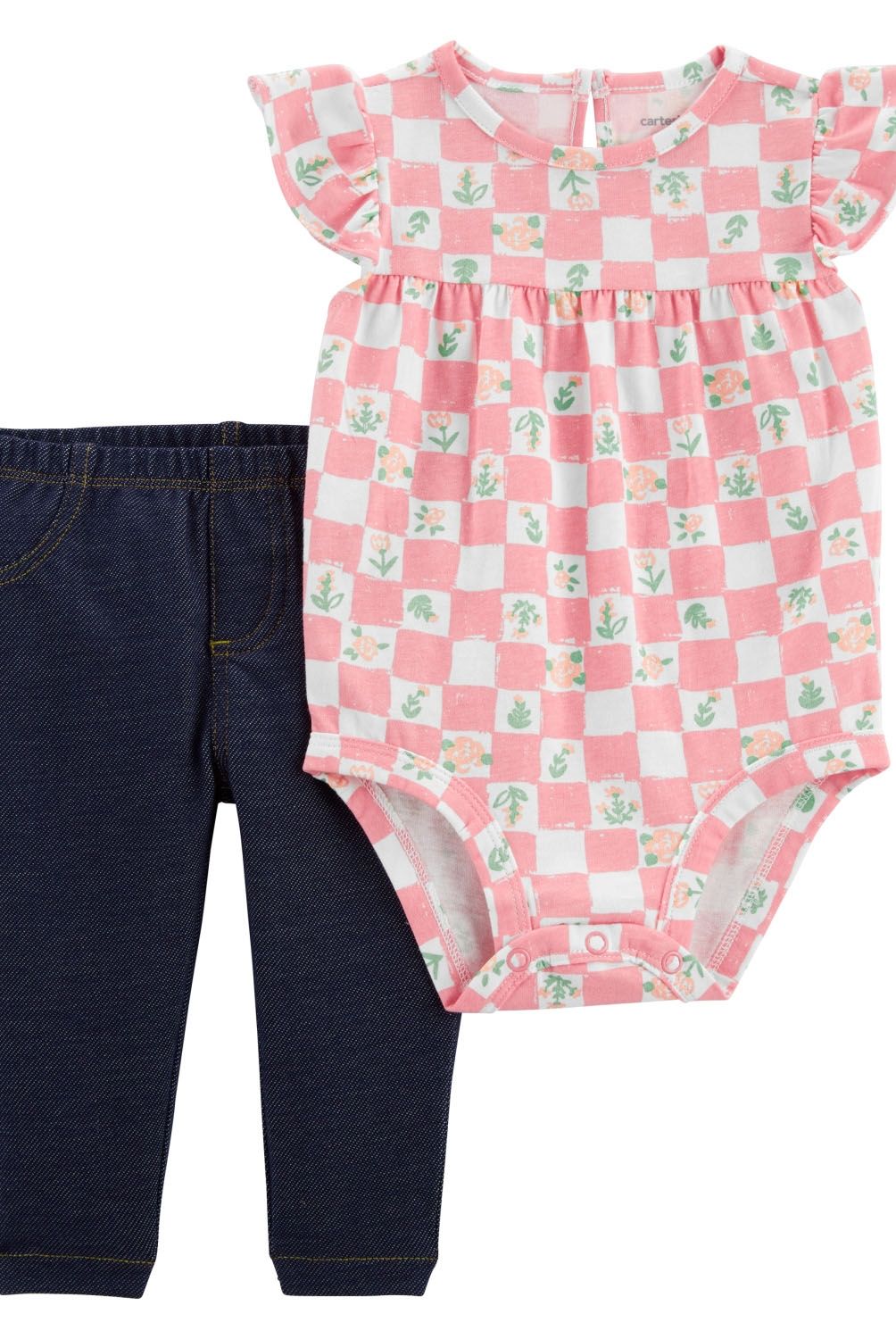 CARTER'S - Conjunto 2 Piezas Body Y Pantalon Bebé Niña Carter's