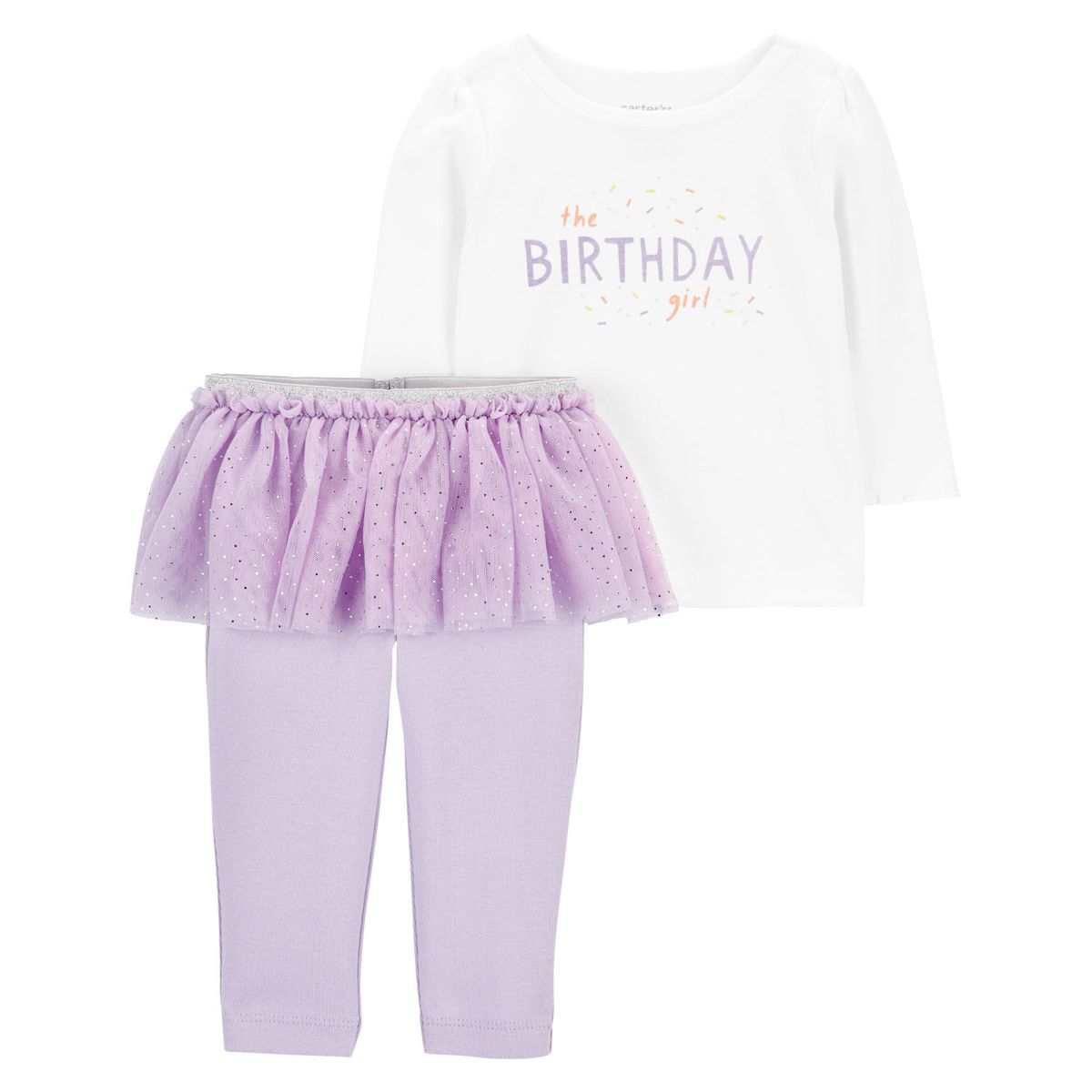CARTER'S - Conjunto 2 Piezas Polera y Calza Tutu Bebé Niña Carter's