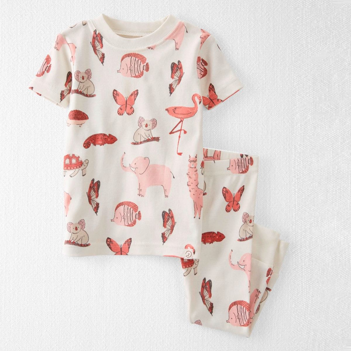 CARTER'S - Pijama 2 Piezas Algodón Orgánico Estampado Bebé Niña Carter's