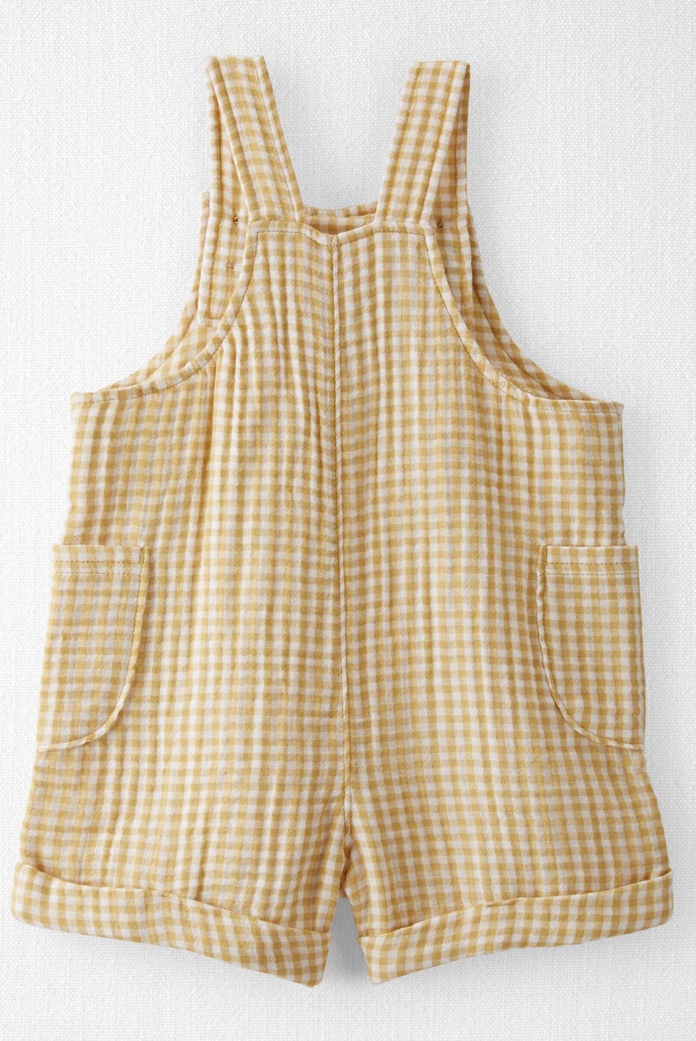 CARTER'S - Jardinera Corta Gasa Algodón Orgánico Bebé Unisex Carter's