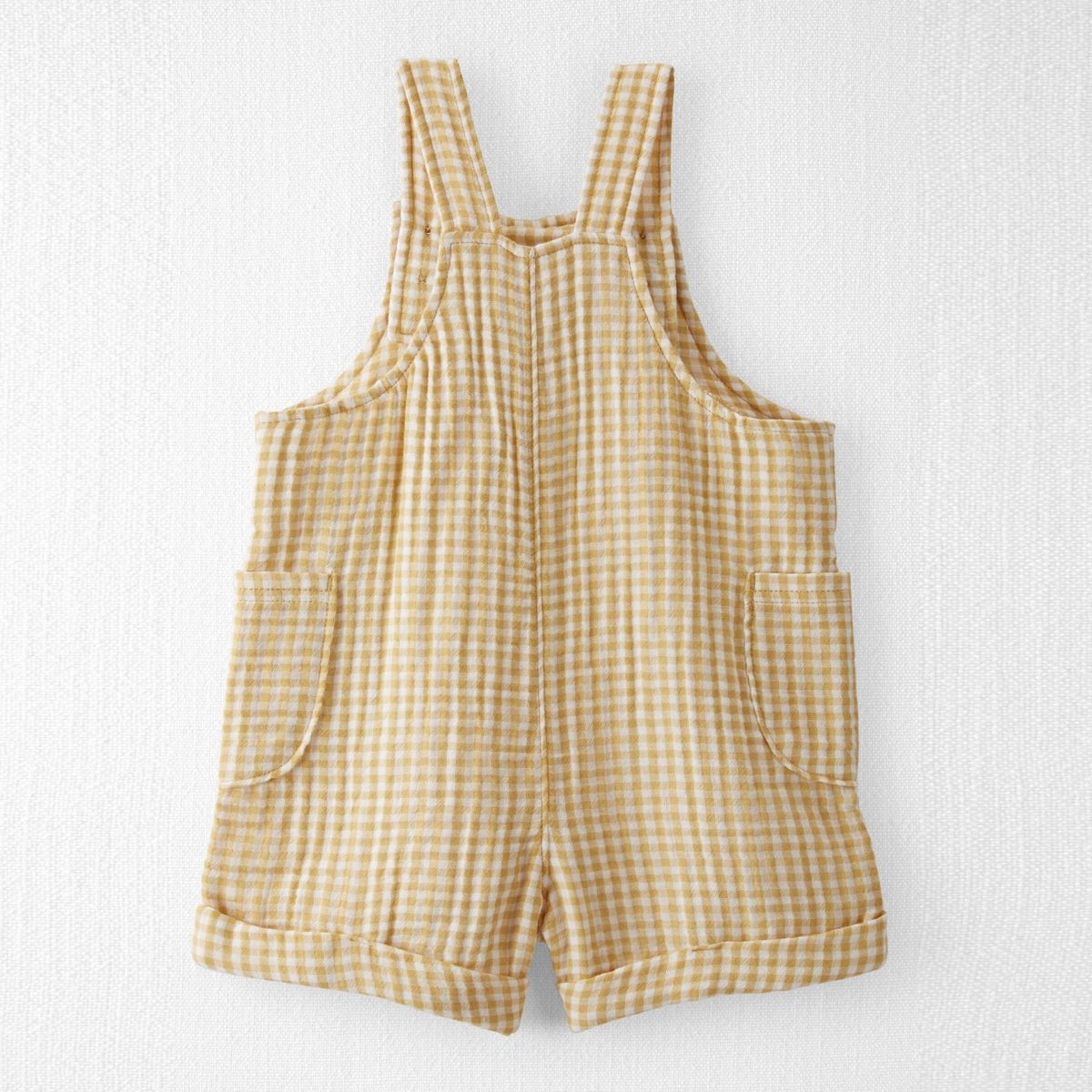 CARTER'S - Jardinera Corta Gasa Algodón Orgánico Bebé Unisex Carter's