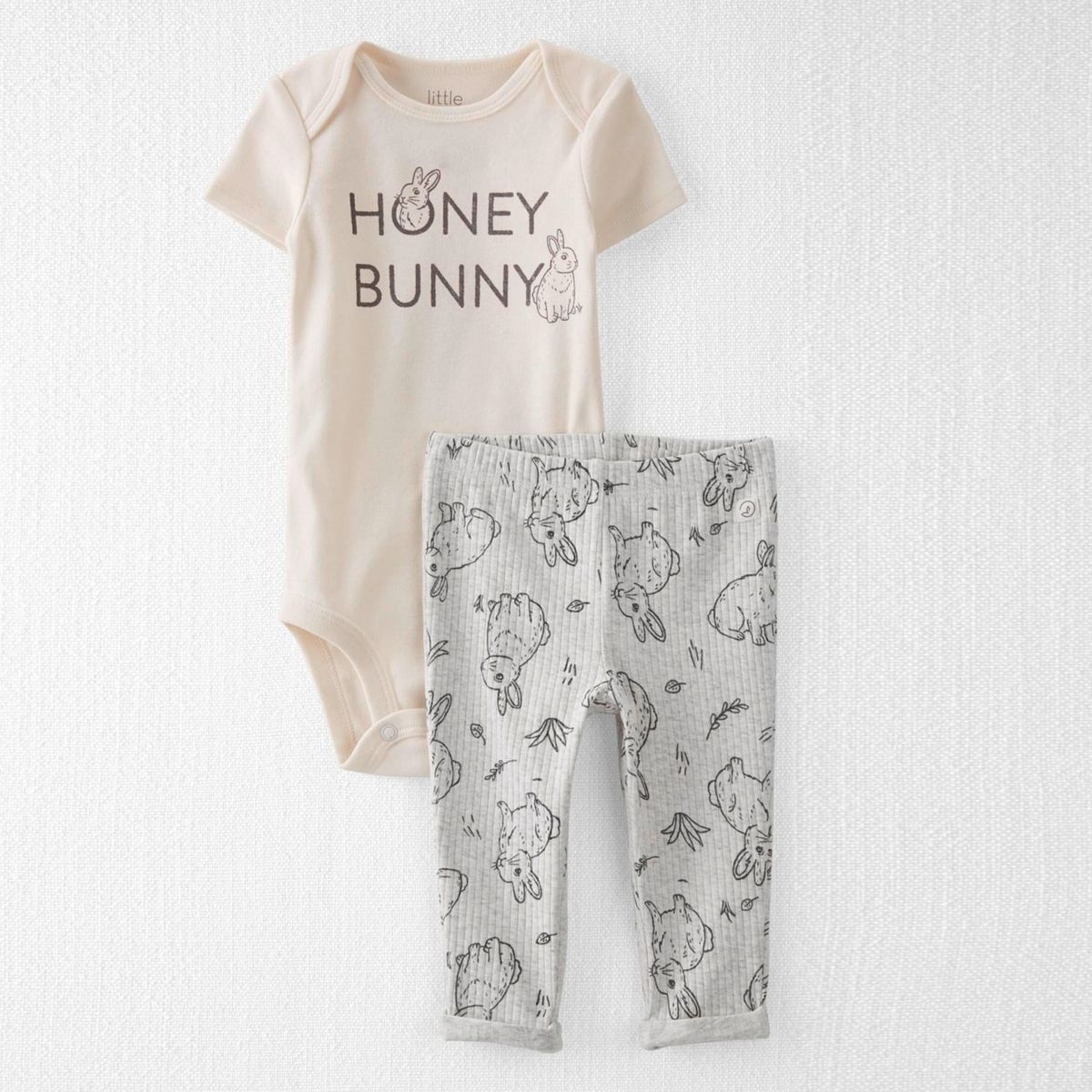 CARTER'S - Conjunto 2 Piezas Body Y Calza Algodón Orgánico Bebé Unisex Carter's