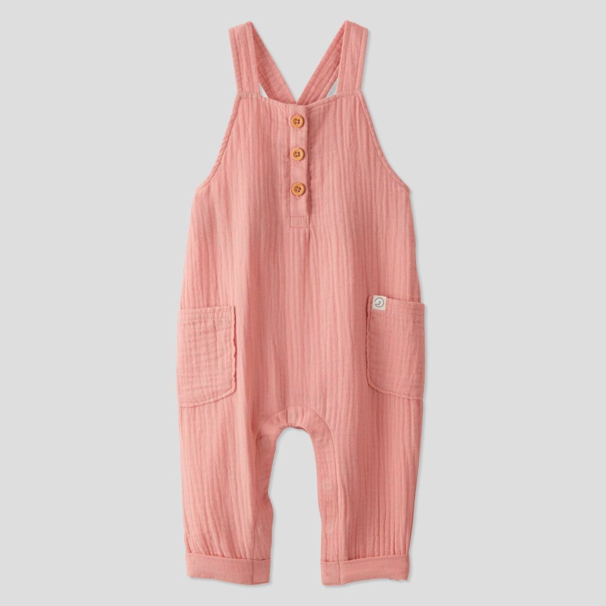 CARTER'S - Jardinera Gasa Algodón Orgánico Bebé Niña Carter's